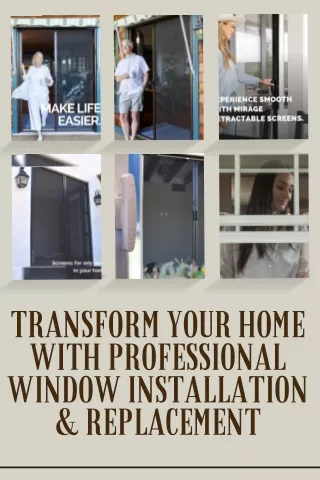 Transform Your Home with Professional Window Installation & Replacement