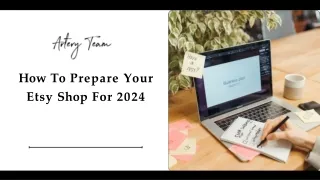 How To Prepare Your Etsy Shop For 2024