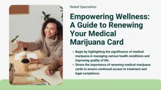 A Guide to Renewing Your MMJ Certification - Releaf Specialists
