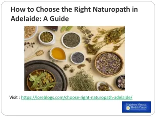 How to Choose the Right Naturopath in Adelaide: A Guide
