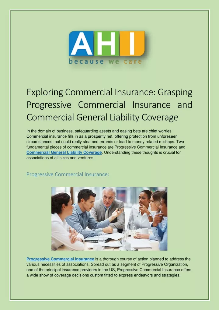 exploring commercial insurance grasping