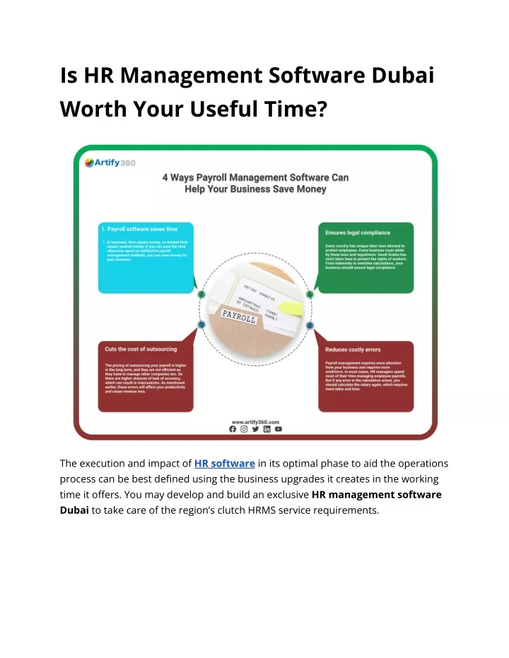 is hr management software dubai worth your useful