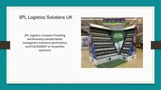 3PL Logistics Solutions UK