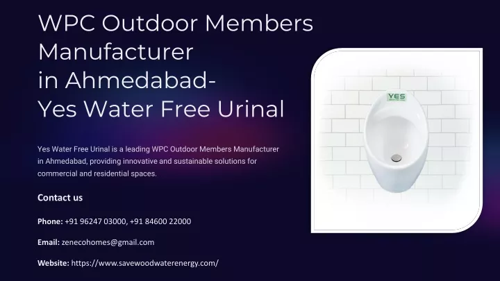 wpc outdoor members manufacturer in ahmedabad