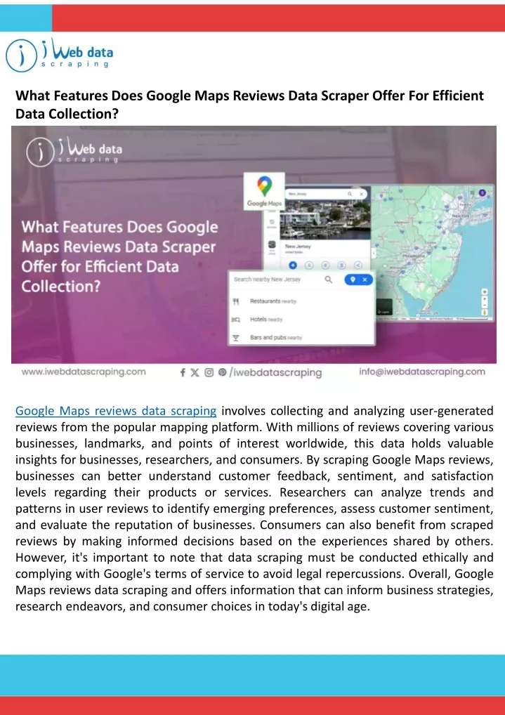 what features does google maps reviews data