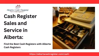 Cash Register Sales and Service by Alberta