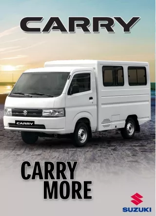 Suzuki Carry: Your Compact Van Solution in the Philippines