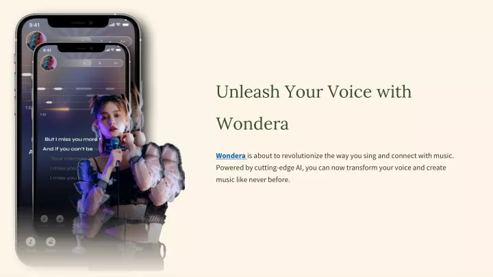 unleash your voice with wondera