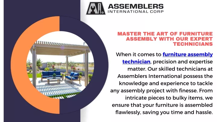 master the art of furniture assembly with