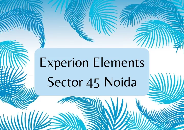 experion elements sector 45 noida
