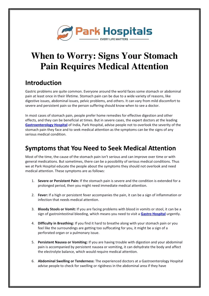 when to worry signs your stomach pain requires