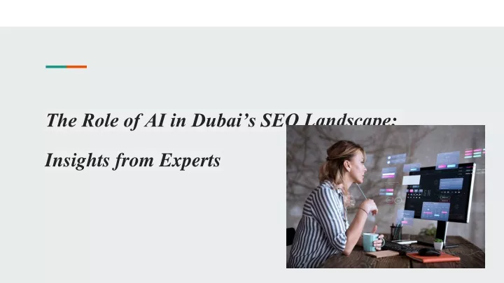 the role of ai in dubai s seo landscape insights from experts