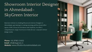 Showroom Interior Designer in Ahmedabad, Best Showroom Interior Designer in Ahme