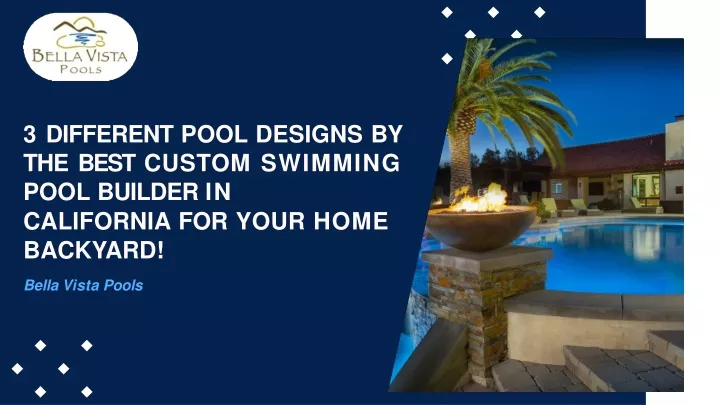 3 different pool designs by the best custom