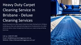 Heavy Duty Carpet Cleaning Service in Brisbane, Best Heavy Duty Carpet Cleaning