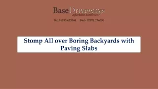 stomp all over boring backyards with paving slabs
