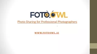 Photo Sharing for Professional Photographers
