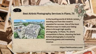 Explore the Best Airbnb Photography Services in Plano, TX