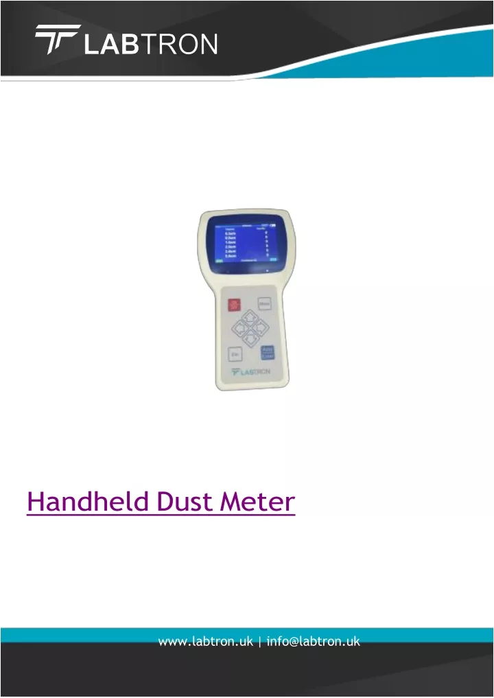 handheld dust meter