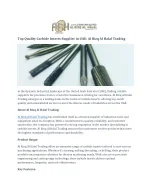 Top Quality Carbide Inserts Supplier in UAE_ Al Rizq Al Halal Trading - slide 1