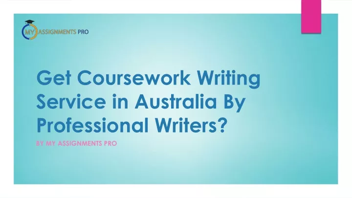 get coursework writing service in australia by professional writers