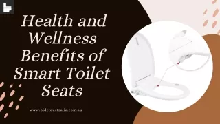 Health and Wellness Benefits of Smart Toilet Seats