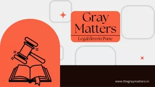 Empowering Solutions: Gray Matters Pune Legal Experts