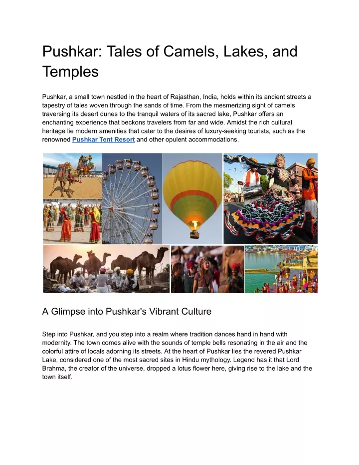 pushkar tales of camels lakes and temples