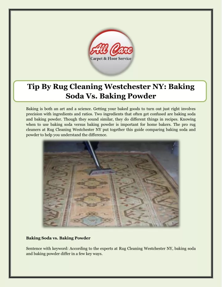 tip by rug cleaning westchester ny baking soda