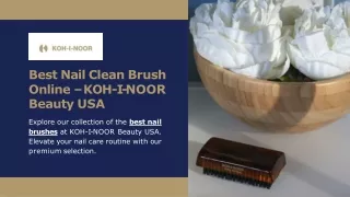 Best Nail Clean Brush Online – KOH-I-NOOR Beauty USA