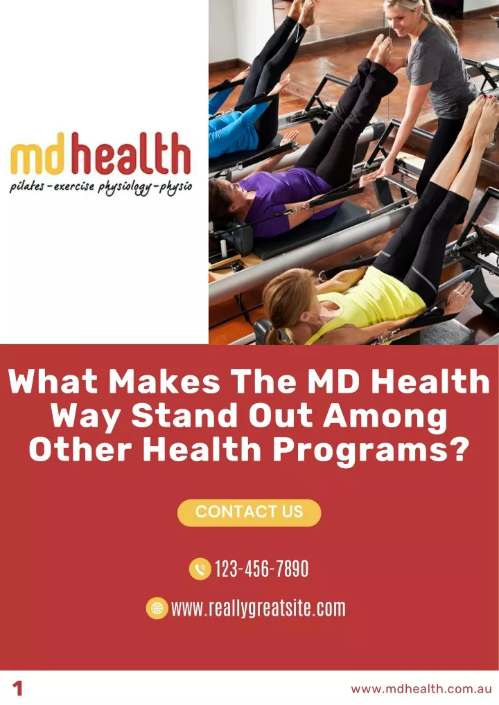 what makes the md health way stand out among