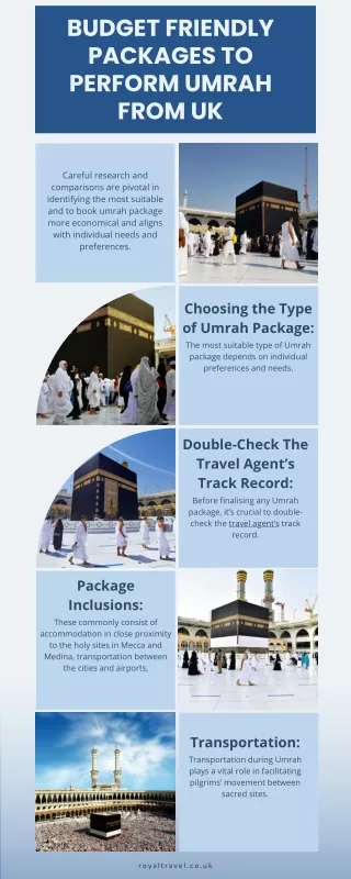 budget friendly packages to perform umrah from uk