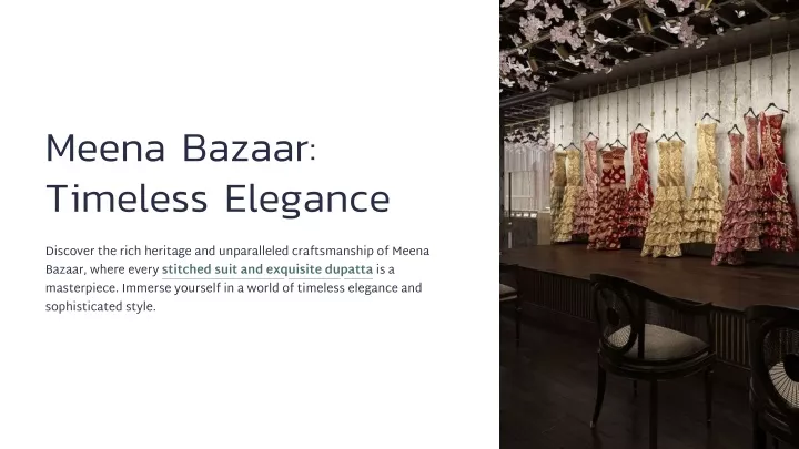 meena bazaar timeless elegance