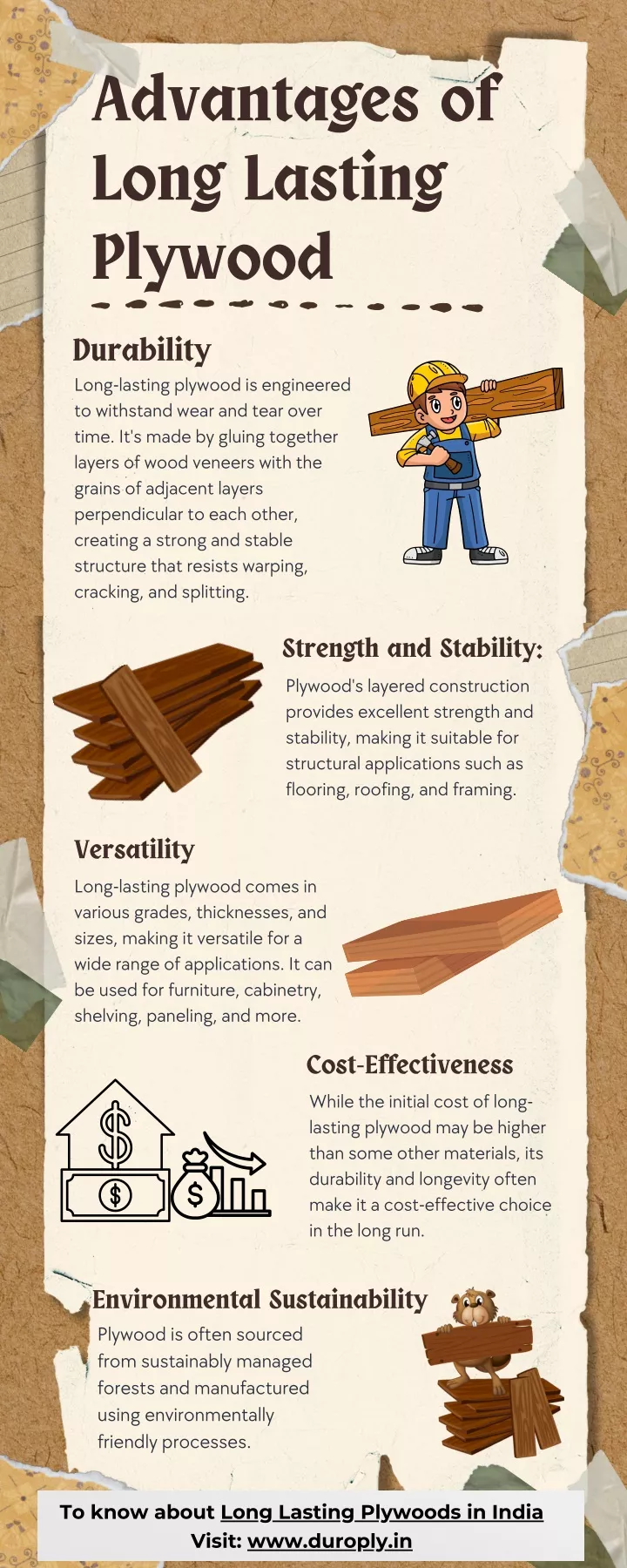 advantages of long lasting plywood