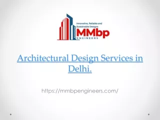 Architectural Design Services in Delhi