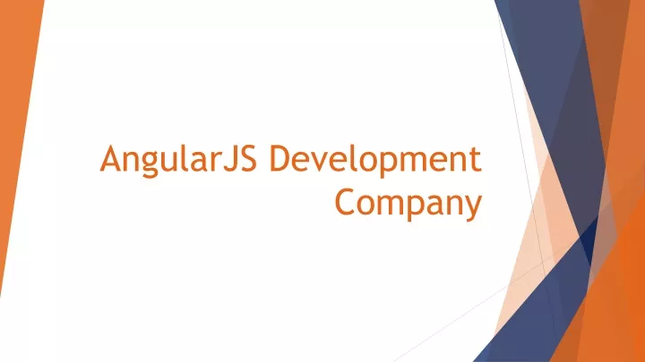 angularjs development