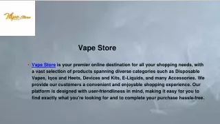 Vape Store