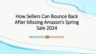 How Sellers Can Bounce Back After Missing Amazon’s
