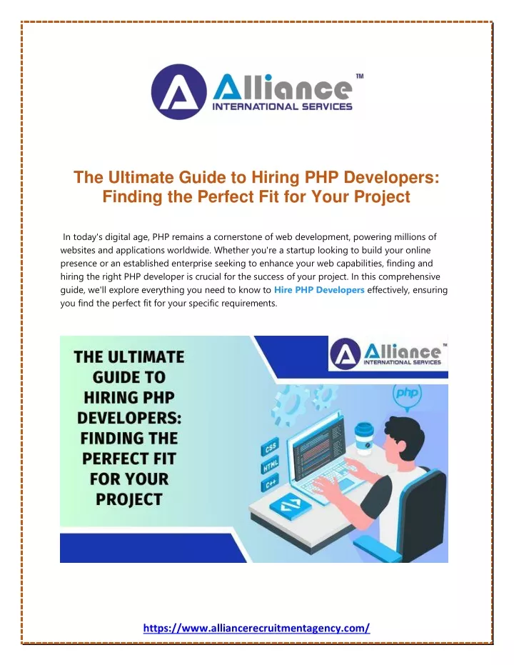 the ultimate guide to hiring php developers