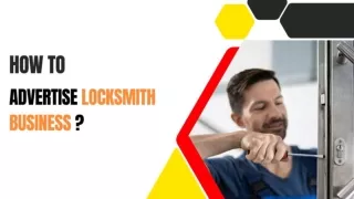 How to advertise a locksmith business
