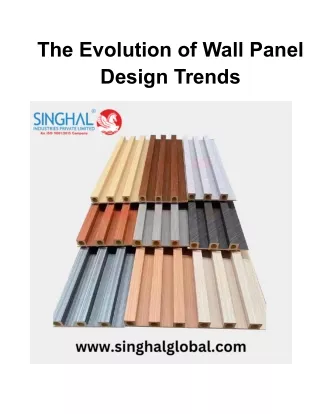 The Evolution of Wall Panel Design Trends