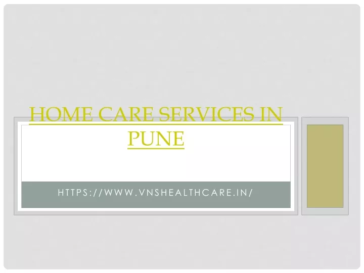 home care services in pune