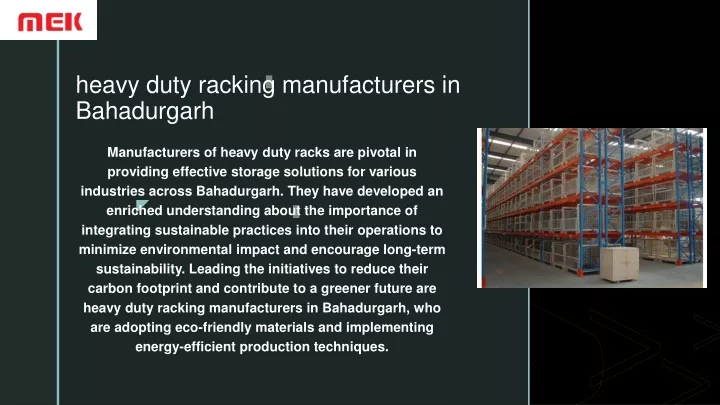 heavy duty racking manufacturers in bahadurgarh