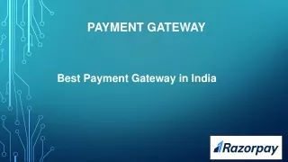 Payment Gateways -