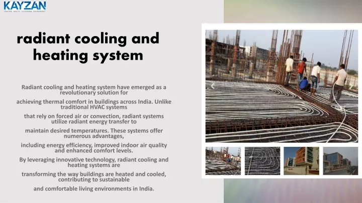 radiant cooling and heating system