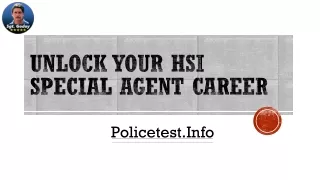 Unlock Your HSI Special Agent Career