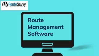 Route Management Software