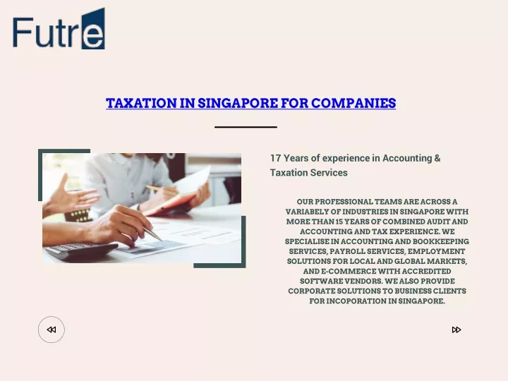 taxation in singapore for companies