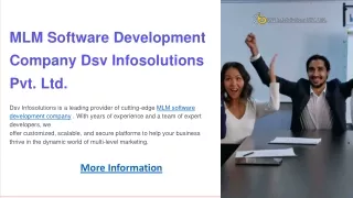 Best MLM software development company - Dsv Infosolutions Pvt. Ltd