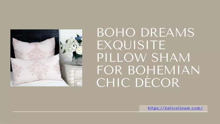 boho dreams exquisite pillow sham for bohemian